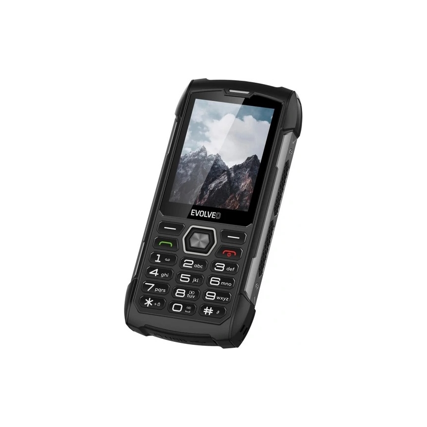 Evolveo - StrongPhone H1, wasserdichtes Dual-SIM-Telefon, schwarz/grau