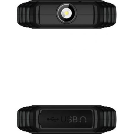 Evolveo - StrongPhone Q1, wasserdichtes Dual-SIM-Telefon, schwarz