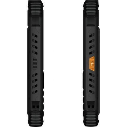 Evolveo - StrongPhone Q1 wasserdichtes Dual-SIM-Telefon schwarz/orange