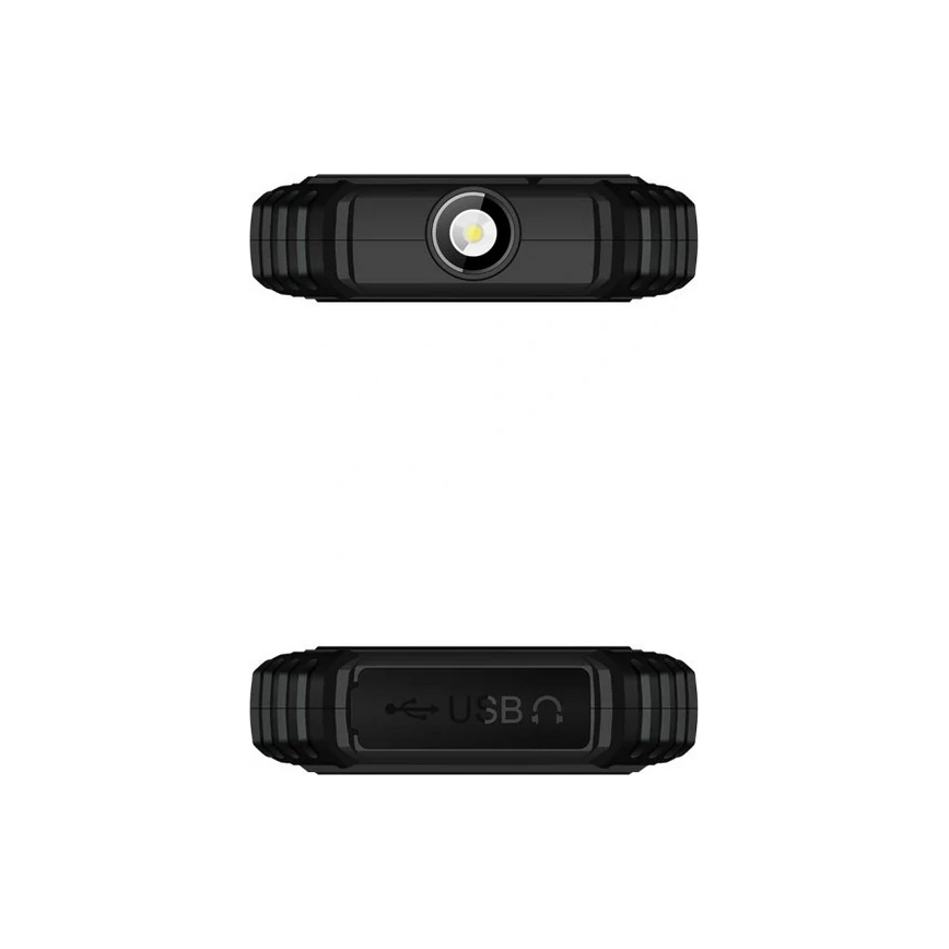 Evolveo - StrongPhone Q1, wasserdichtes Dual‑SIM‑Telefon, schwarz