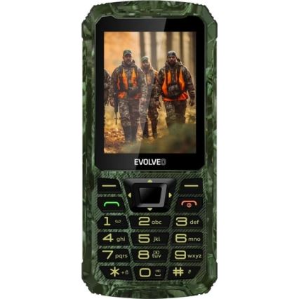 Evolveo - StrongPhone Z6 wasserdichtes Dual-SIM-Handy im Jagdtarn-Design