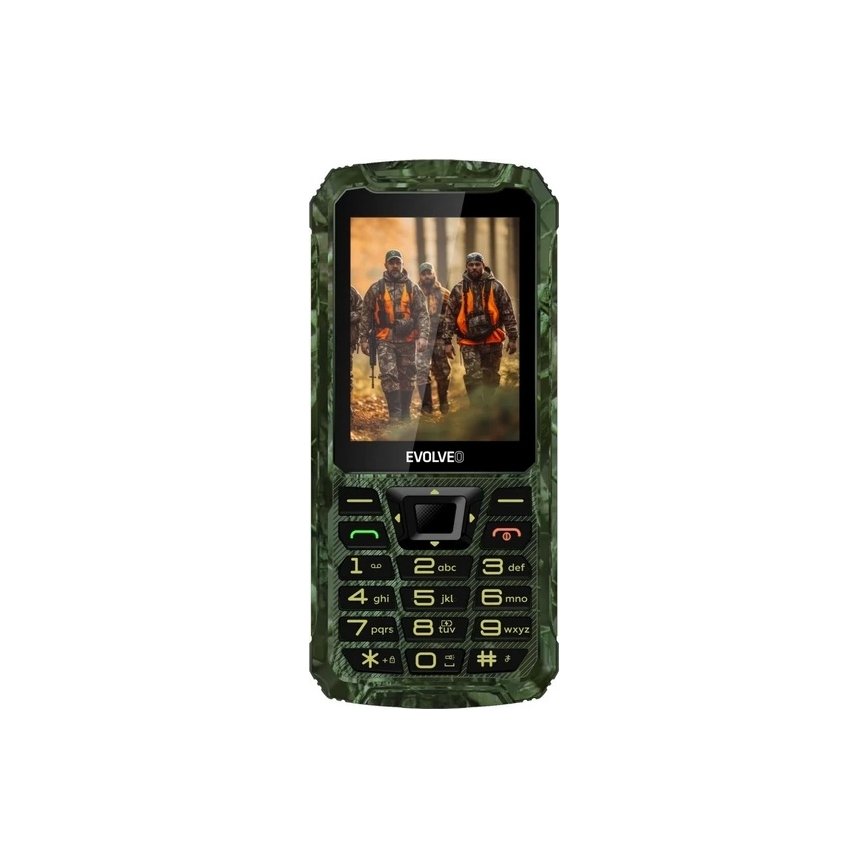 Evolveo - StrongPhone Z6 wasserdichtes Dual-SIM-Handy im Jagdtarn-Design