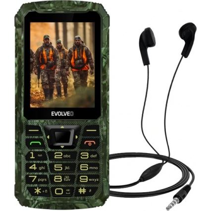 Evolveo - StrongPhone Z6 wasserdichtes Dual-SIM-Handy im Jagdtarn-Design
