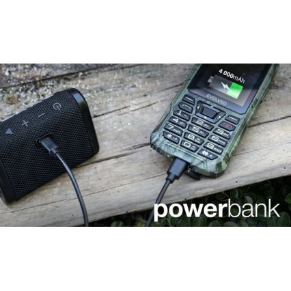 Evolveo - StrongPhone Z6 wasserdichtes Dual-SIM-Handy im Jagdtarn-Design