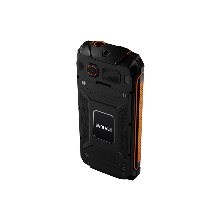 Evolveo - StrongPhone Z6, wasserdichtes Dual-SIM-Handy, schwarz/orange