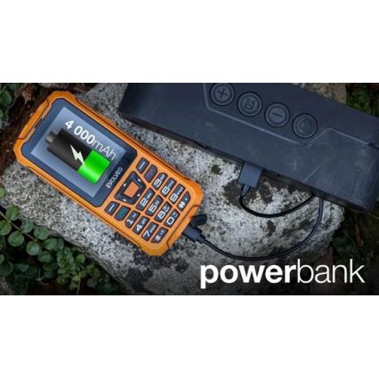 Evolveo - StrongPhone Z6, wasserdichtes Dual-SIM-Telefon orange