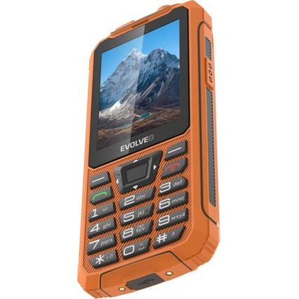 Evolveo - StrongPhone Z6, wasserdichtes Dual-SIM-Telefon orange