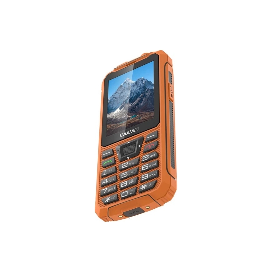Evolveo - StrongPhone Z6, wasserdichtes Dual-SIM-Telefon orange