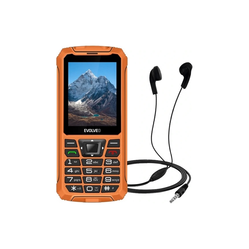 Evolveo - StrongPhone Z6, wasserdichtes Dual-SIM-Telefon orange