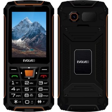 Evolveo - StrongPhone Z6, wasserdichtes Dual SIM Telefon, schwarz - orange