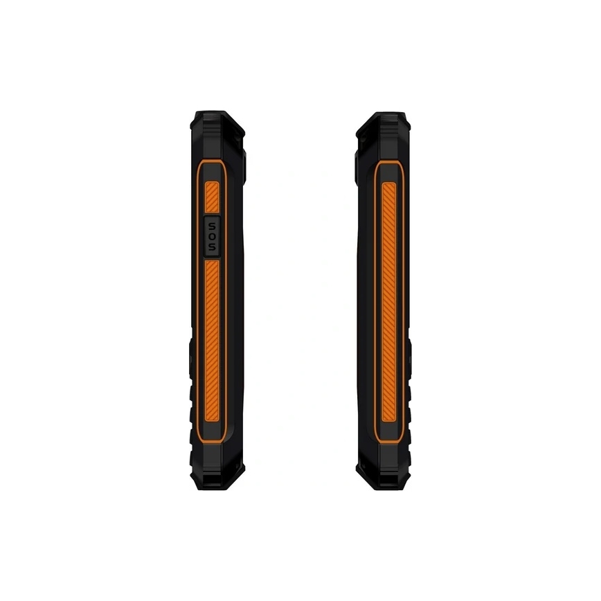 Evolveo - StrongPhone Z6, wasserdichtes Dual SIM Telefon, schwarz - orange