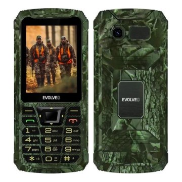 Evolveo - StrongPhone Z6 wasserdichtes Dual‑SIM‑Telefon in Jagdtarnoptik