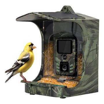 Evolveo - StrongVision BirdFeeder - intelligentes Vogelfutterhaus mit Kamera und Solarmodulen
