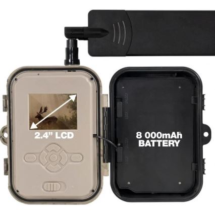 Evolveo - StrongVision Dual PRO 4G, Wildkamera mit 4G-Übertragung, 16 GB