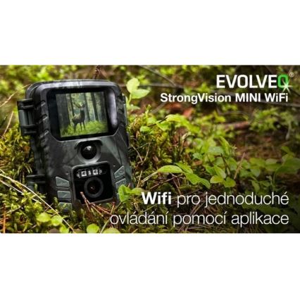 Evolveo - StrongVision MINI Wi-Fi, Wildkamera/Sicherheitskamera mit App