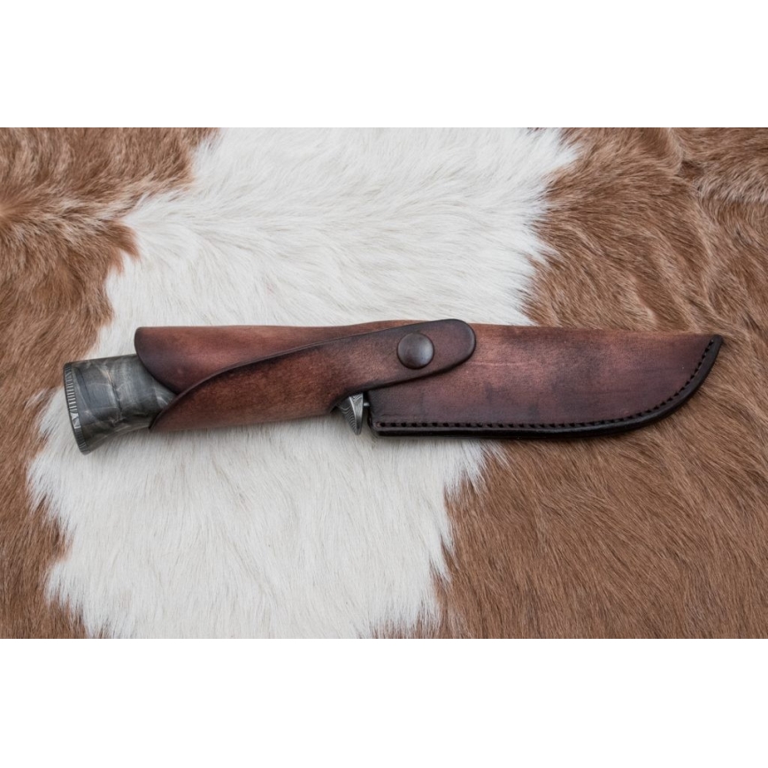 Exklusives Damastmesser 14 cm Esche