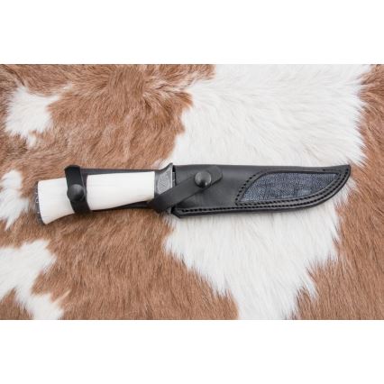 Exklusives Damastmesser 15 cm Mammut-Elfenbein