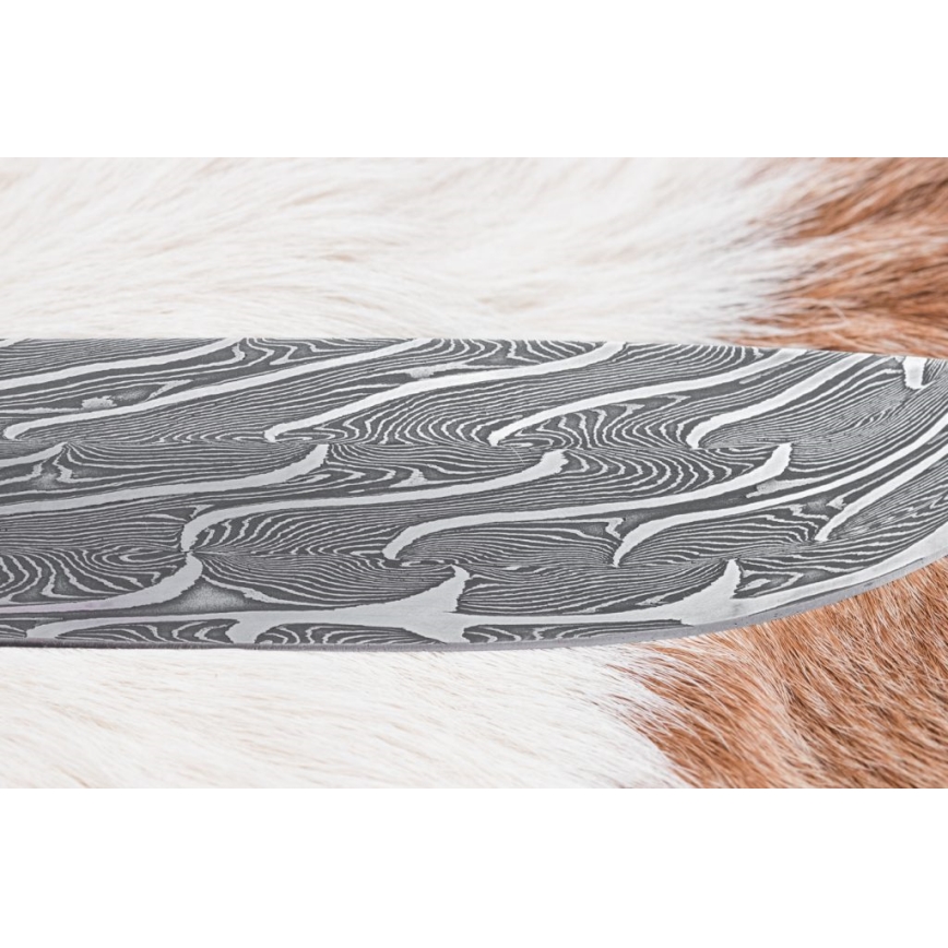 Exklusives Damastmesser 15 cm Mammut-Elfenbein