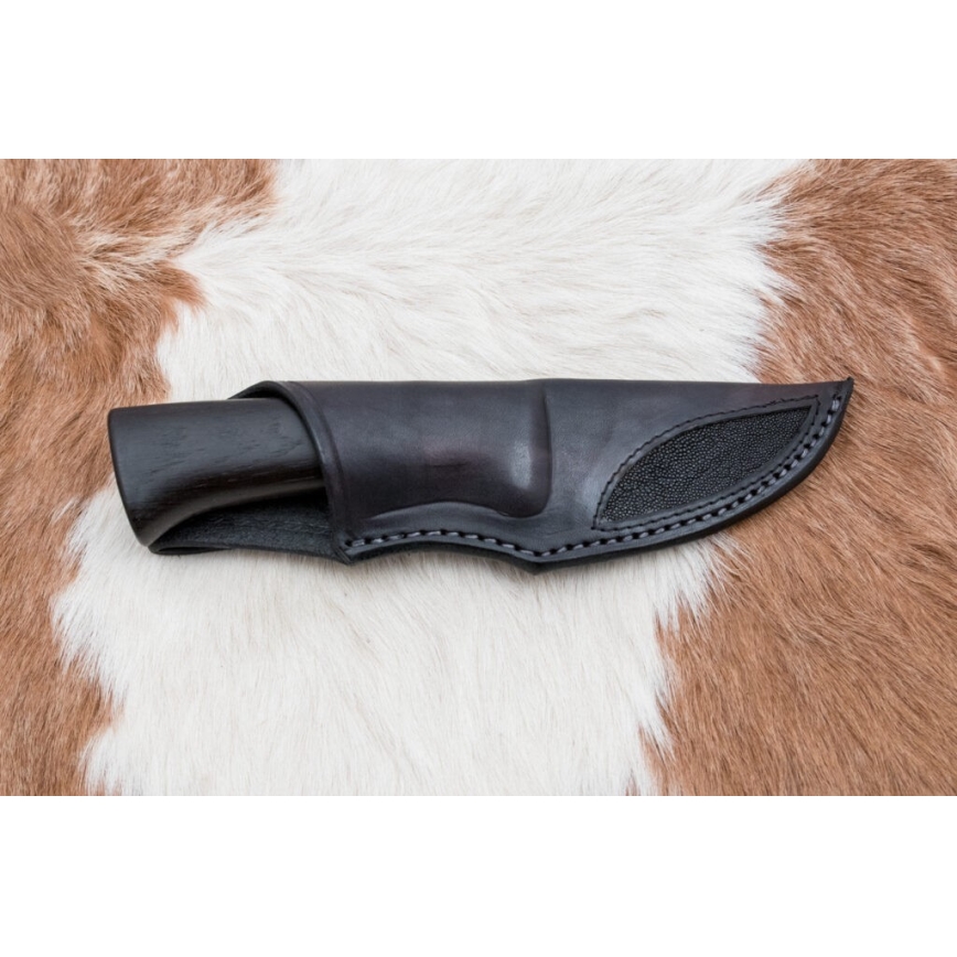Exklusives Damastmesser 8,6 cm Eiche/Kamelknochen
