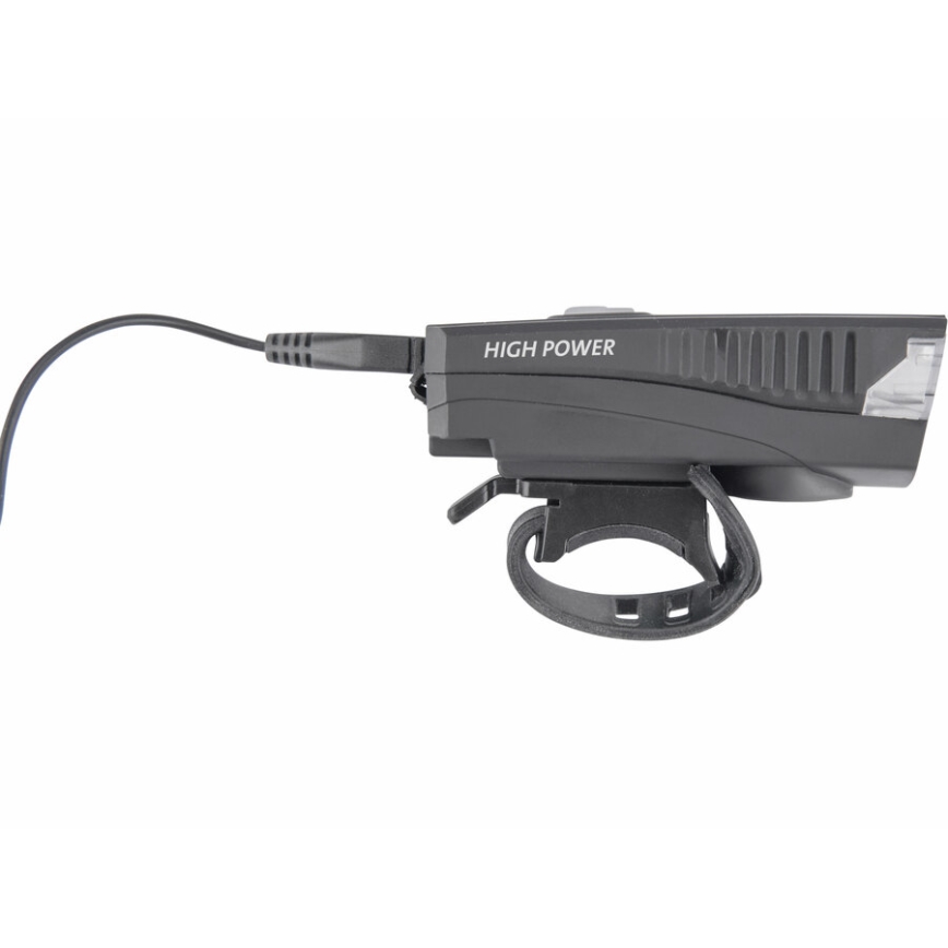 Extol - LED Akku-Fahrradlampe mit Hupe LED/5W/1200 mAh/3,7V IPX4