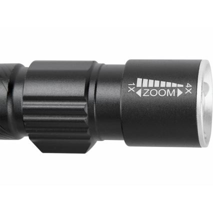 Extol - LED Akku-Taschenlampe LED/3W/450 mAh/3,7V schwarz