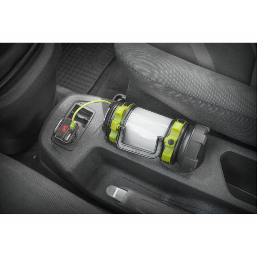 Extol - LED dimmbare Taschenlampe mit Powerbank LED/2600 mAh/3,7V IPX4