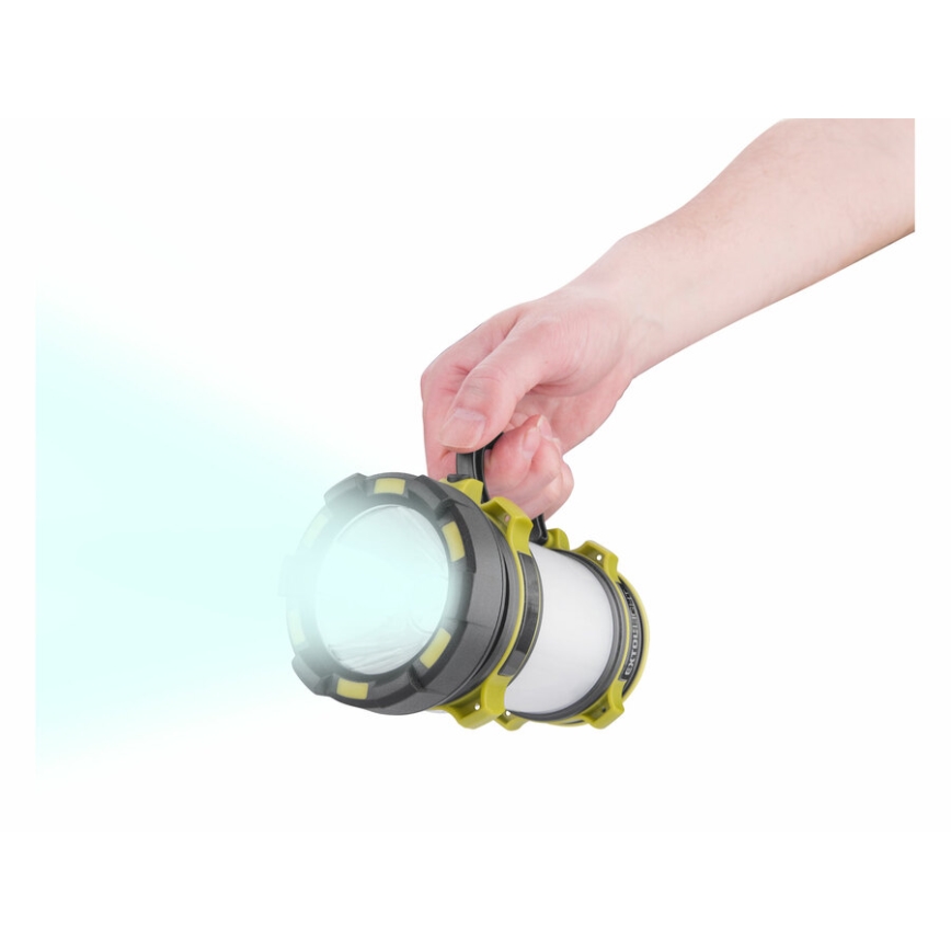 Extol - LED dimmbare Taschenlampe mit Powerbank LED/2600 mAh/3,7V IPX4