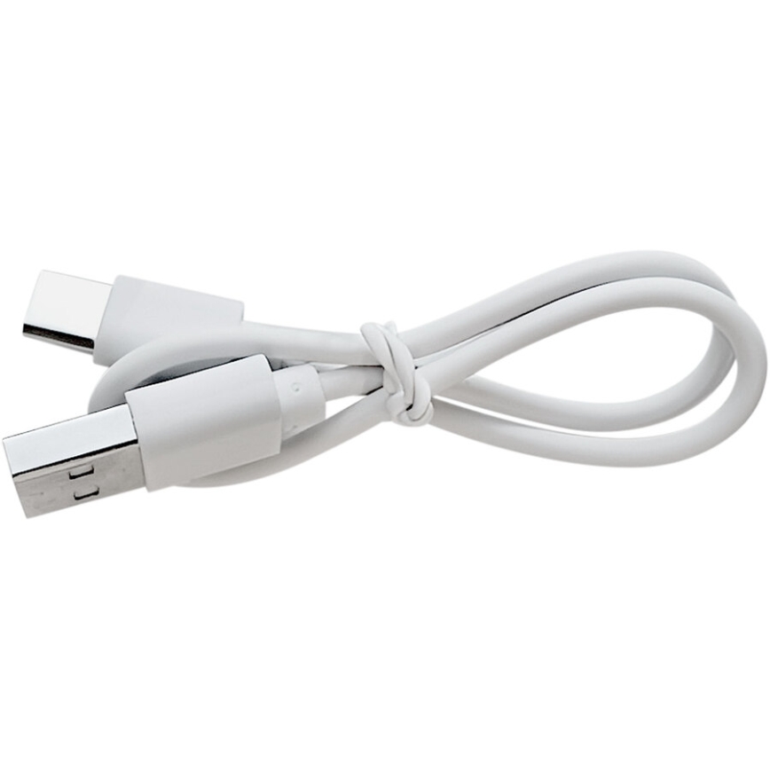 Extol - dimmbare, wiederaufladbare, zusammenklappbare Lupe mit LED-Beleuchtung/650 mAh, weiß/grau