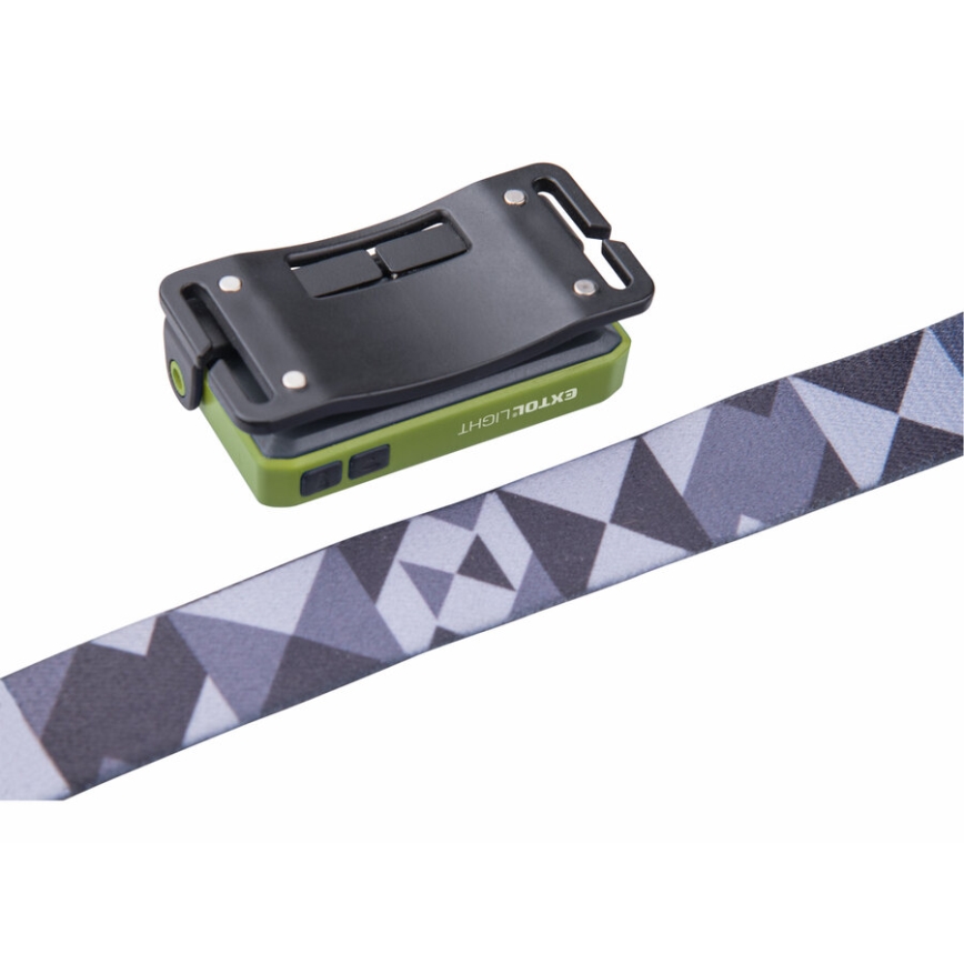 Extol - LED Stirnlampe wiederaufladbar LED/500 mAh/3,7V IPX4