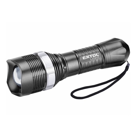 Extol – LED-Taschenlampe LED/1W/3xAA schwarz