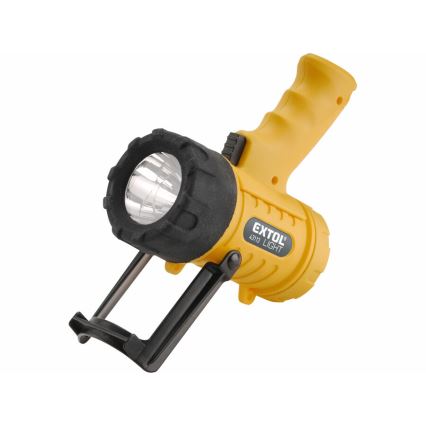 Extol - LED-Taschenlampe LED/5W/4xAA IP67 gelb/schwarz