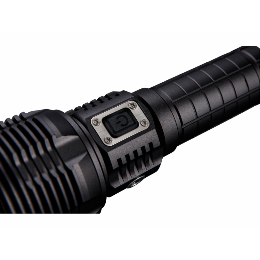 Extol - LED dimmbare wiederaufladbare Taschenlampe mit Powerbank LED/60W/10000 mAh 8000 lm IPX4 schwarz
