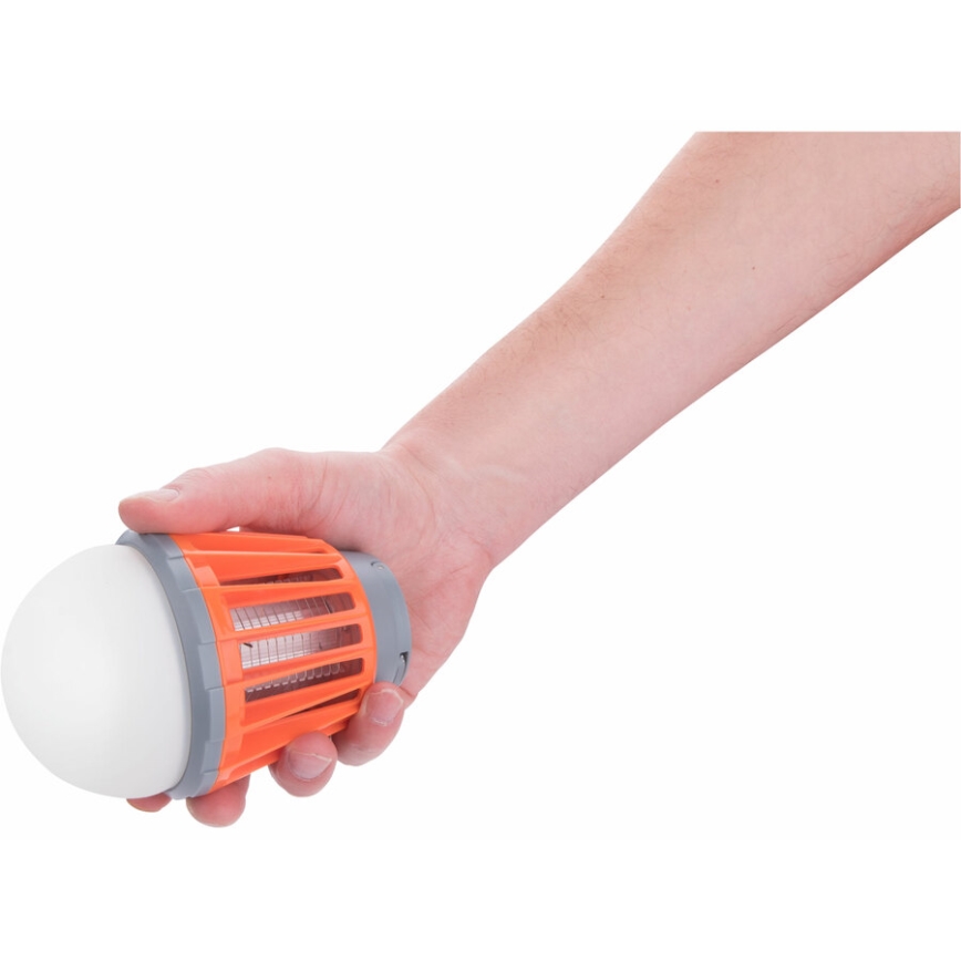 Extol - LED Tragbare Lampe mit Insektenfänger LED/3W/2000 mAh/3,7V IPX6