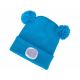 Extol – Mütze mit Stirnleuchte und USB-Aufladung 250 mAh blau mit Bommeln Kindergröße
