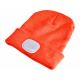 Extol – Mütze mit Stirnleuchte und USB-Aufladung 250 mAh neon-orange Größe UNI