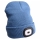 Extol – Mütze mit Stirnleuchte und USB-Aufladung 300 mAh blau Größe UNI