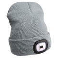 Extol – Mütze mit Stirnleuchte und USB-Aufladung 300 mAh grau Größe UNI