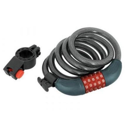 Extol Premium - Fahrradkabelschloss 12x1200 mm mit fünfstelligem Zahlencode