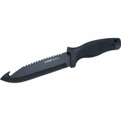 Extol Premium - Jagdmesser schwarz/Edelstahl 15 cm