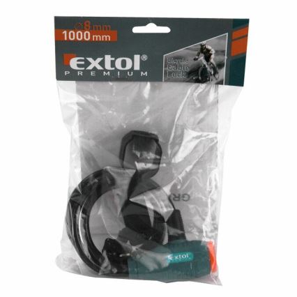 Extol Premium - Kabel-Fahrradschloss 8x1000 mm