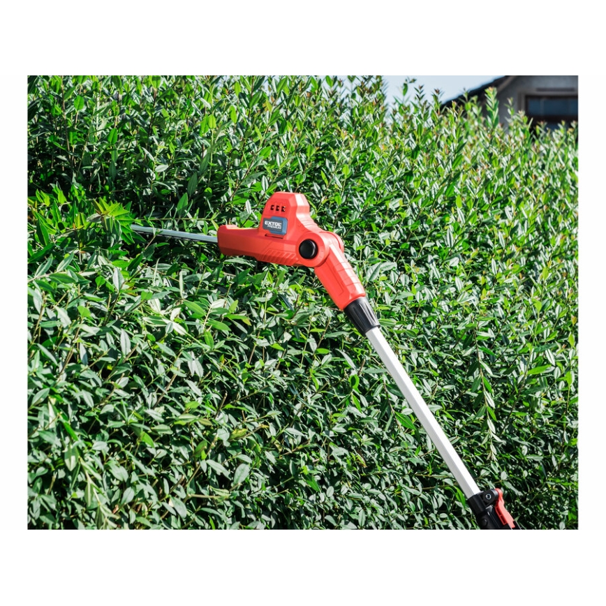 Extol Premium - Kabellose Teleskopschere für Hecken 20V