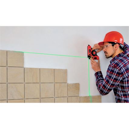 Extol Premium - Laserwinkel 90° mit elektrischem Saugnapfmodul 5V/1000 mAh