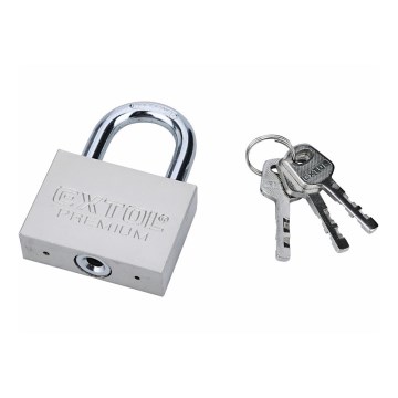 Extol Premium - Metall-Vorhängeschloss 60 mm silber
