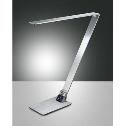 Fabas 3265/30/212 - Dimmbare LED-Tischlampe WASP LED/12W/230V 3000/4000/5000K mattes Chrom