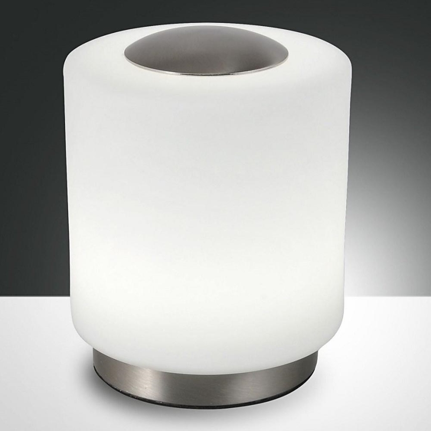 Fabas Luce 3257-30-178 - LED dimmbare Tischlampe SIMI LED/8W/230V mattchrom