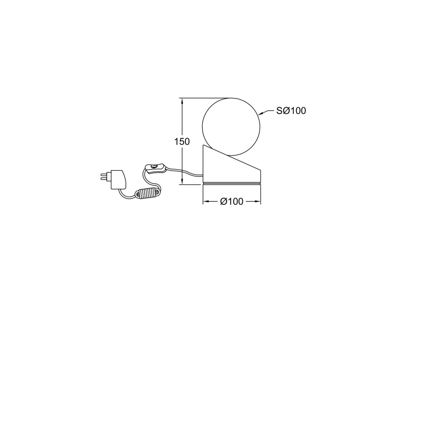 Fabas Luce 3360-30-178 - LED Touch-dimmable Tischlampe GRAVITY LED/5W/230V mattchrom