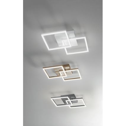 Fabas Luce 3394-22-225 - Dimmbare LED-Deckenleuchte BARD LED/39W/230V 3000K golden