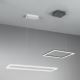 Fabas Luce 3394-45-102 - Dimmbare LED-Hängeleuchte an Schnur BARD LED/52W/230V 3000K weiß
