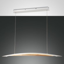 Fabas Luce 3697-40-102 - Dimmbare LED-Hängeleuchte an Schnur CORDOBA LED/36W/230V weiß+/Holz
