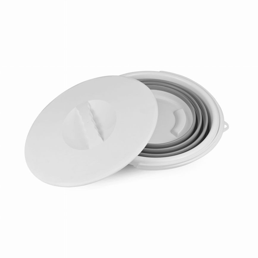 Faltbarer Eimer mit Deckel, 10 l